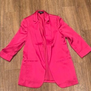 Bright pink express blazer